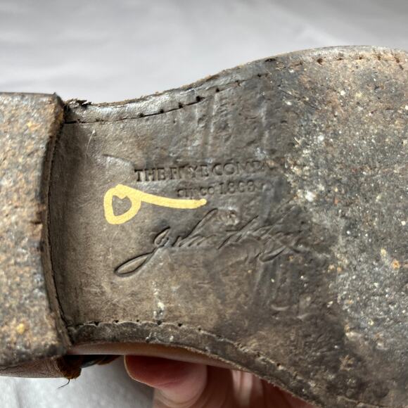 Frye Womens Boots Size 9B  Brown Phillip Harness 76870 Short Leather Horse Biker - Picture 14 of 15